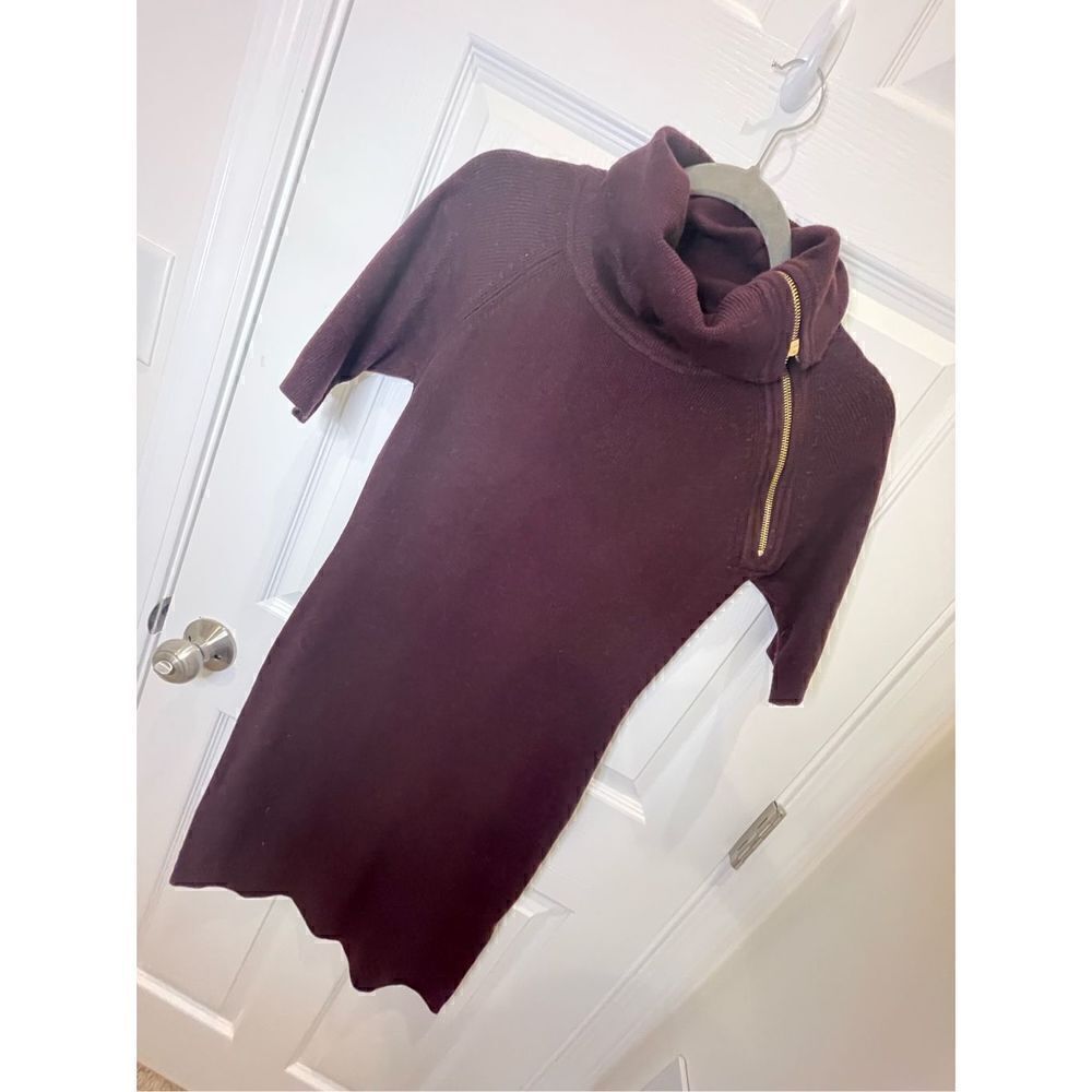 Calvin Klein small maroon sweater dress